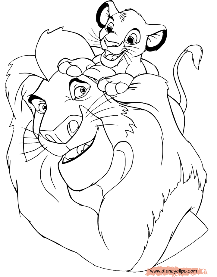 lion king printables the lion king coloring pages disney coloring book printables lion king 