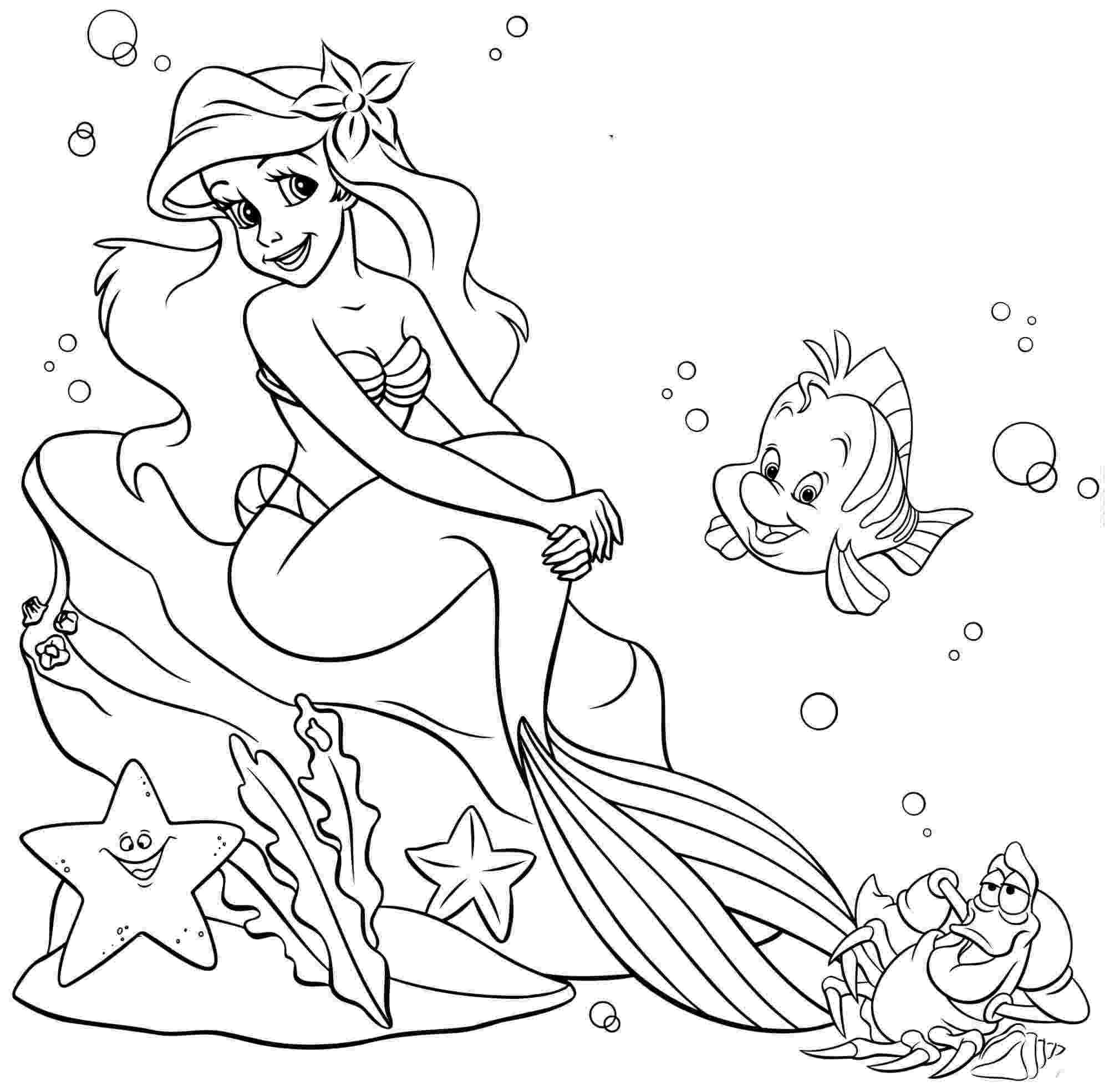 little mermaid color pages the little mermaid coloring pages to download and print little color mermaid pages 
