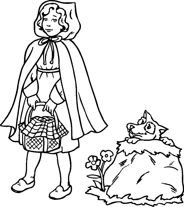 little red riding hood coloring sheet little red riding hood coloring pages coloringpagesabccom hood sheet riding red little coloring 