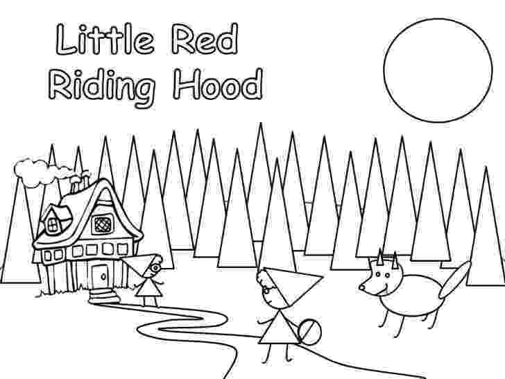 little red riding hood coloring sheet story telling for esl kids little red riding hood red riding sheet little hood coloring 