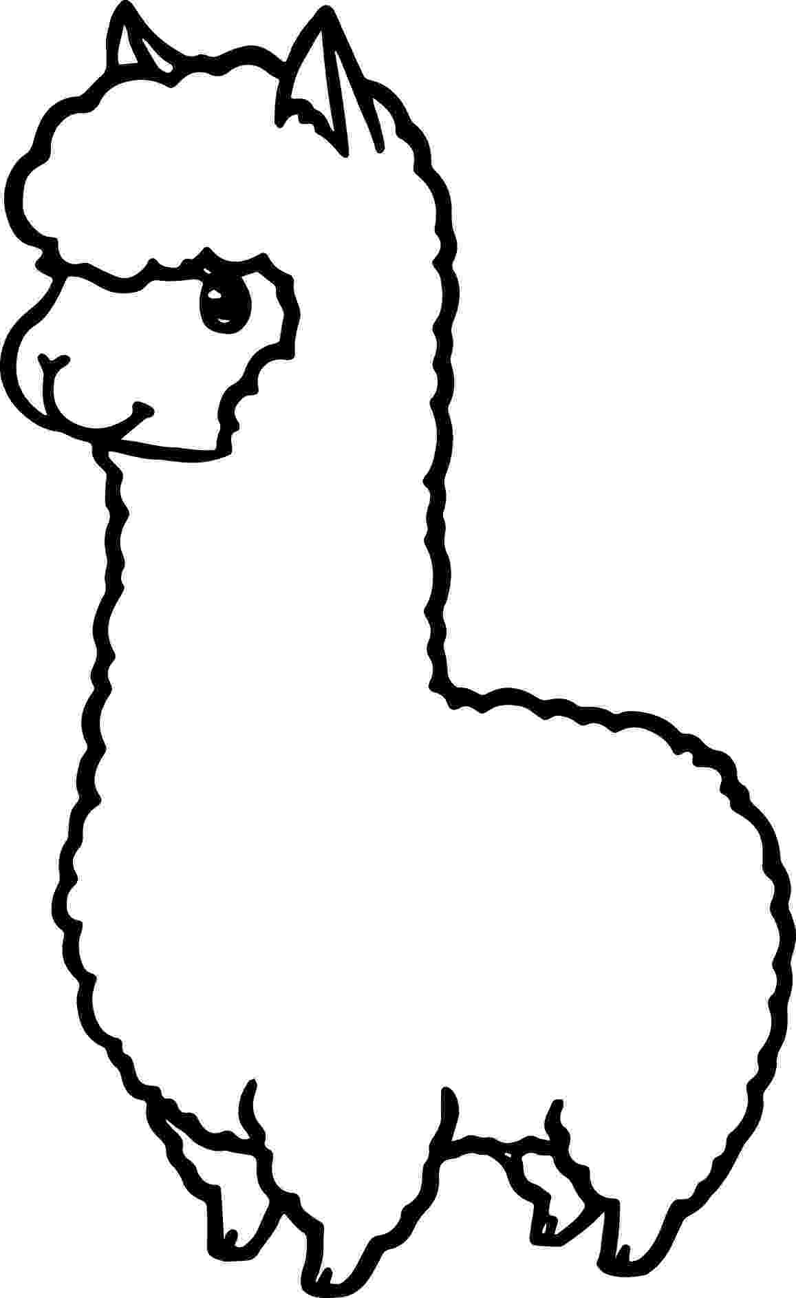 llama coloring page llama coloring pages llama coloring page 
