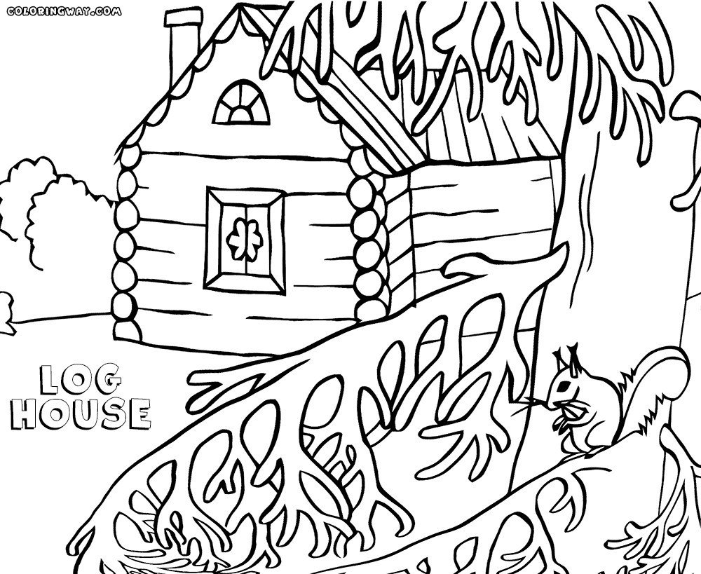 log coloring pages log house coloring pages coloring pages to download and log pages coloring 