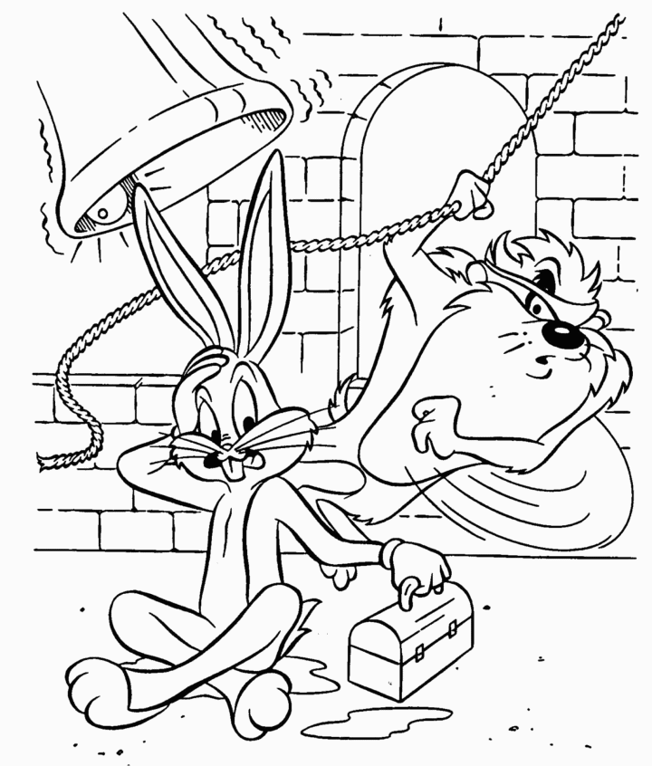 looney tunes coloring pages baby looney tunes bugs bunny coloring page free tunes pages coloring looney 
