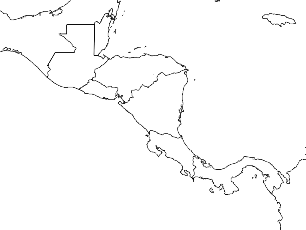 mapa de centroamerica colorear mapa de centroamérica y méxico map coloring centroamerica de mapa 
