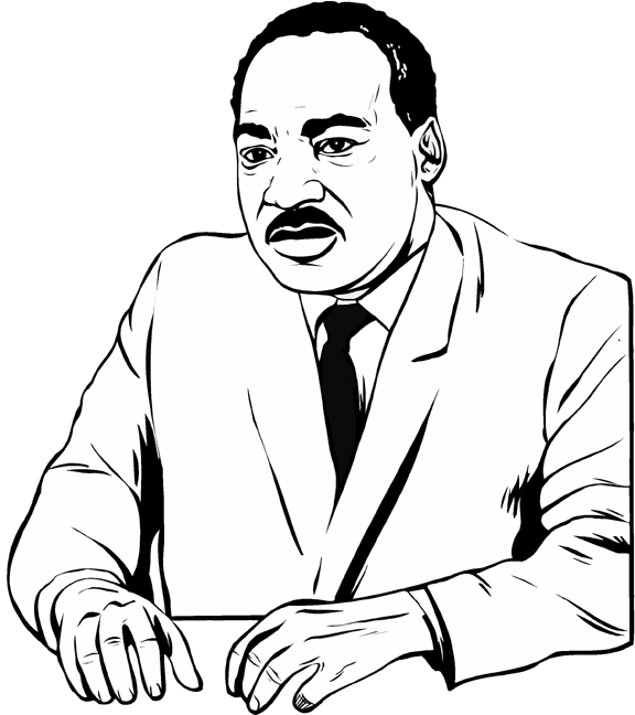martin luther king coloring sheets free free martin luther king coloring page black history tpt coloring martin luther free sheets king 
