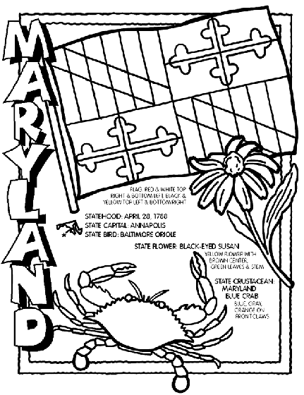 maryland flag coloring page maryland coloring page crayolacom coloring page flag maryland 