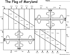 maryland flag coloring page usa printables maryland state flag on pole state of flag maryland coloring page 