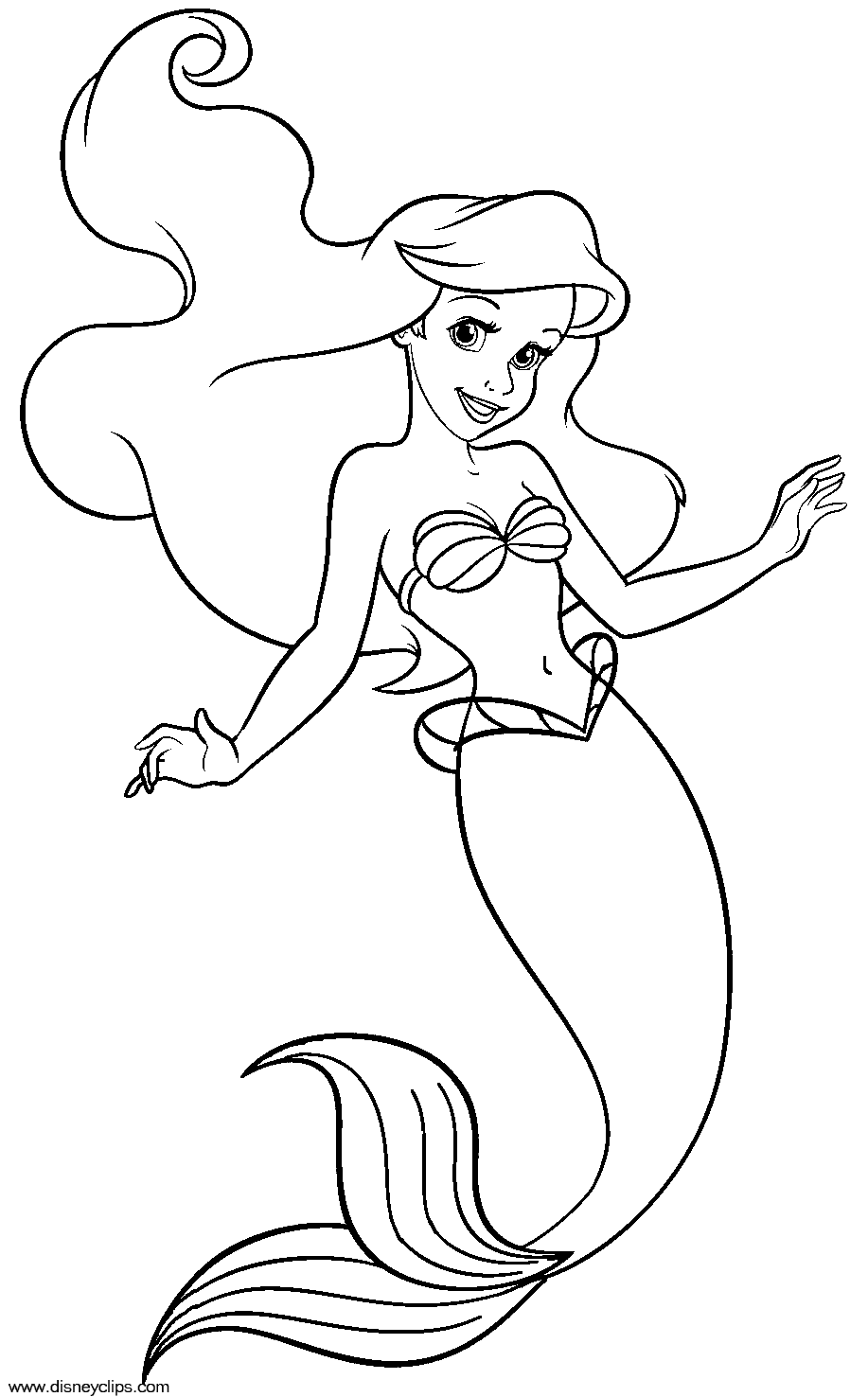 mermaid coloring page little mermaid coloring pages to download and print for free coloring mermaid page 