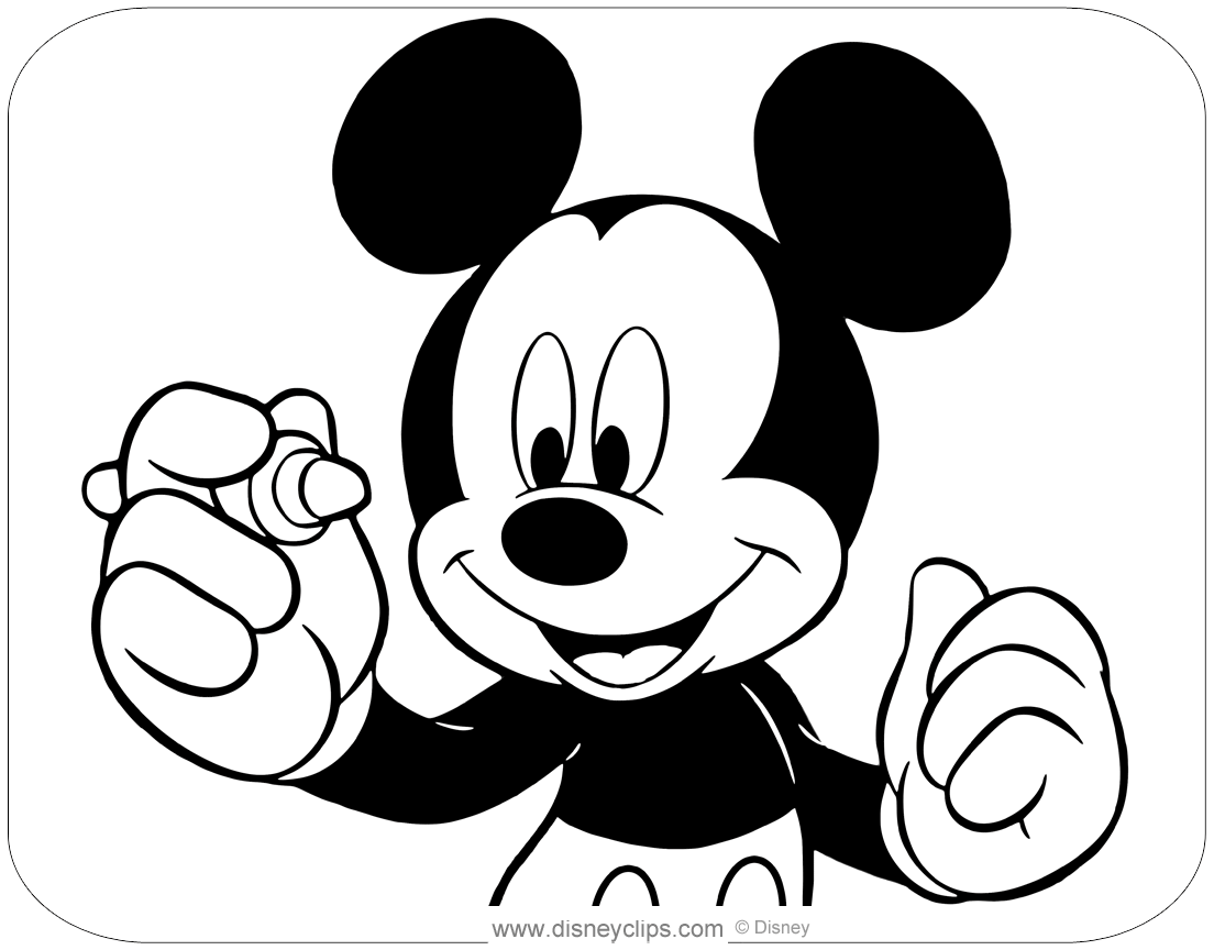 mickey mouse coloring page mickey mouse coloring pages 7 disney39s world of wonders mouse page coloring mickey 