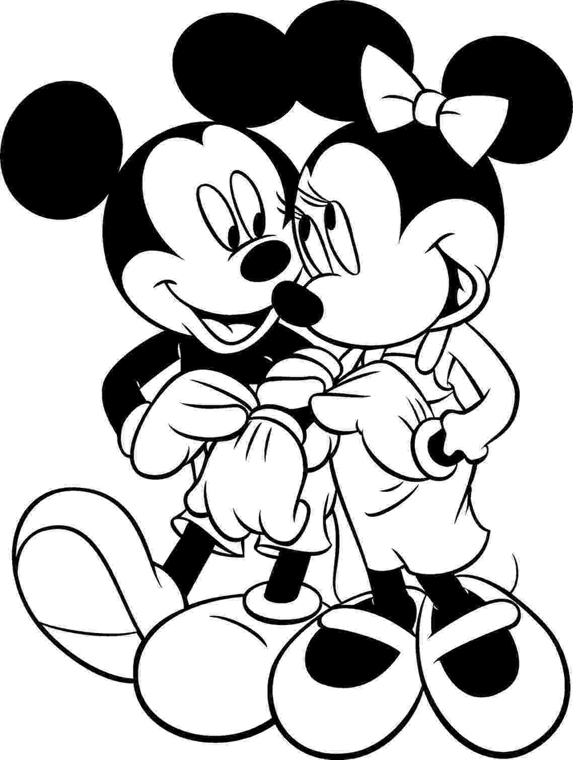 mickey mouse coloring page queen minnie and knight mickey mouse coloring pages mickey coloring mouse page 