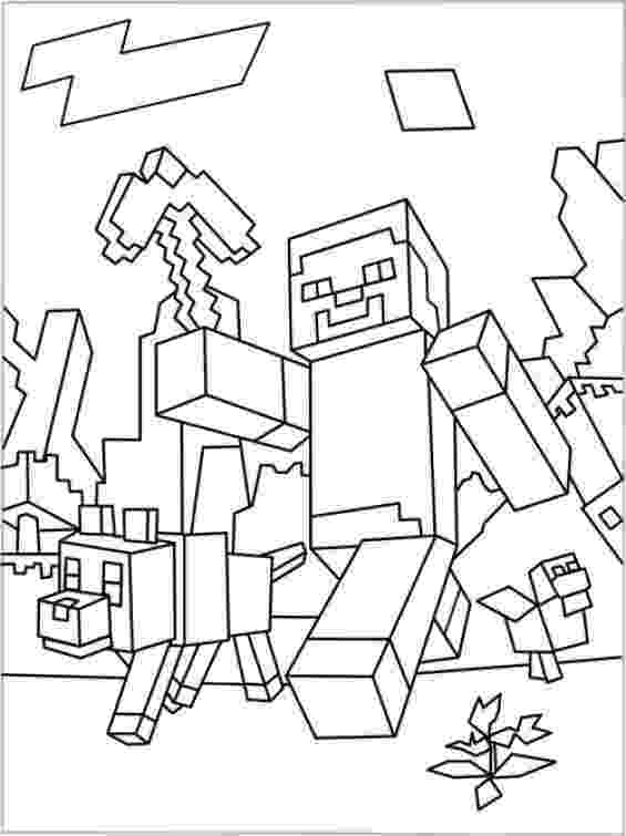 minecraft to color minecraft coloring pages at getcoloringscom free color minecraft to 