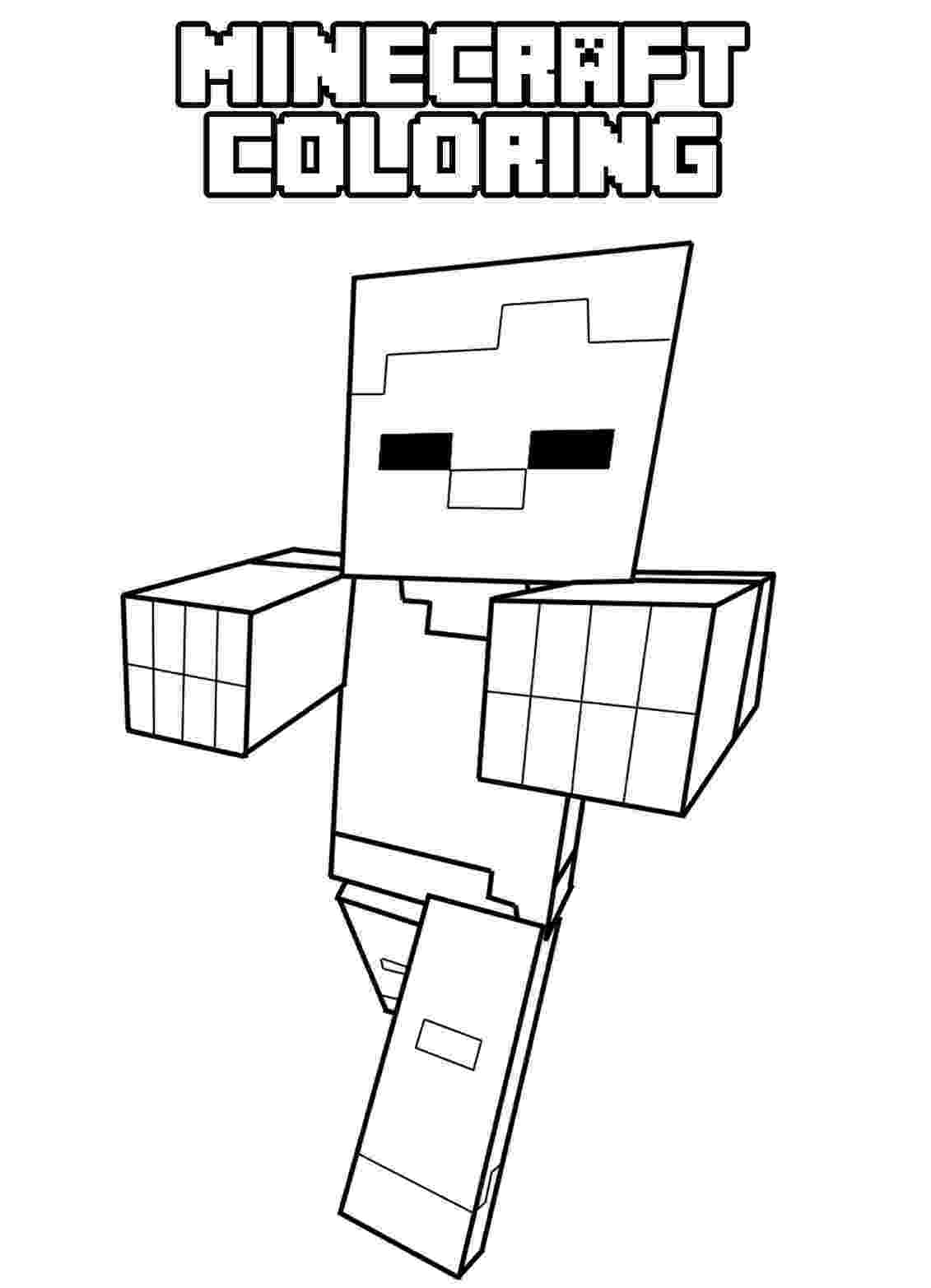 minecraft to color minecraft coloring pages for kids coloring pages for kids color minecraft to 