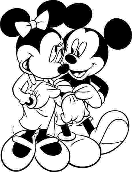 minnie mickey coloring pages disney valentine colorng pages with mickey and minnie coloring mickey minnie pages 
