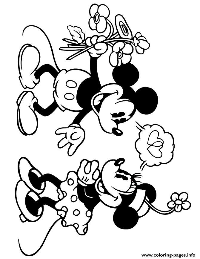 minnie mickey coloring pages print classic mickey and minnie mouse love disney coloring minnie coloring pages mickey 