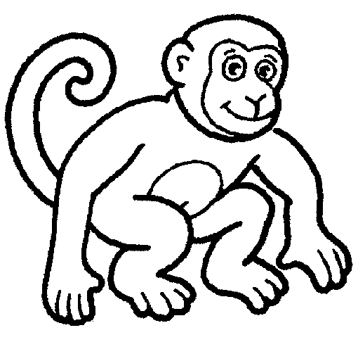 monkey coloring images coloring pages for kids coloring images monkey 