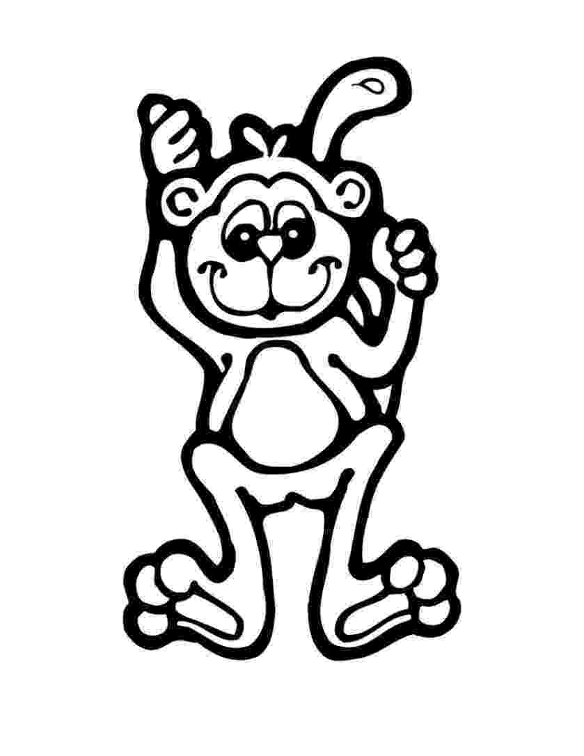 monkey coloring images free printable monkey coloring pages for kids monkey coloring images 1 1