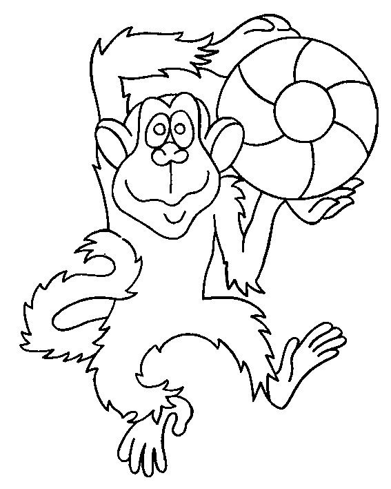 monkey coloring images hanging monkey coloring page h m coloring pages coloring images monkey 