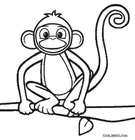 monkey coloring images monkey coloring pages getcoloringpagescom coloring monkey images 