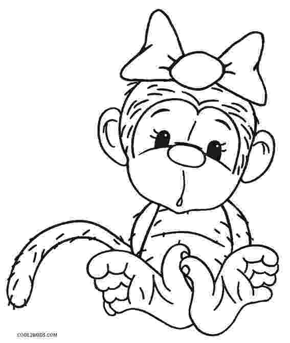 monkey coloring sheet free printable monkey coloring pages for kids cool2bkids coloring monkey sheet 