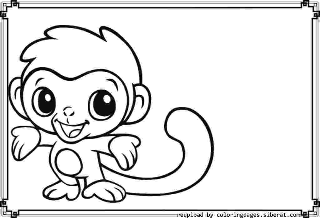 monkey colouring page cute monkey coloring pages to download and print for free colouring page monkey 
