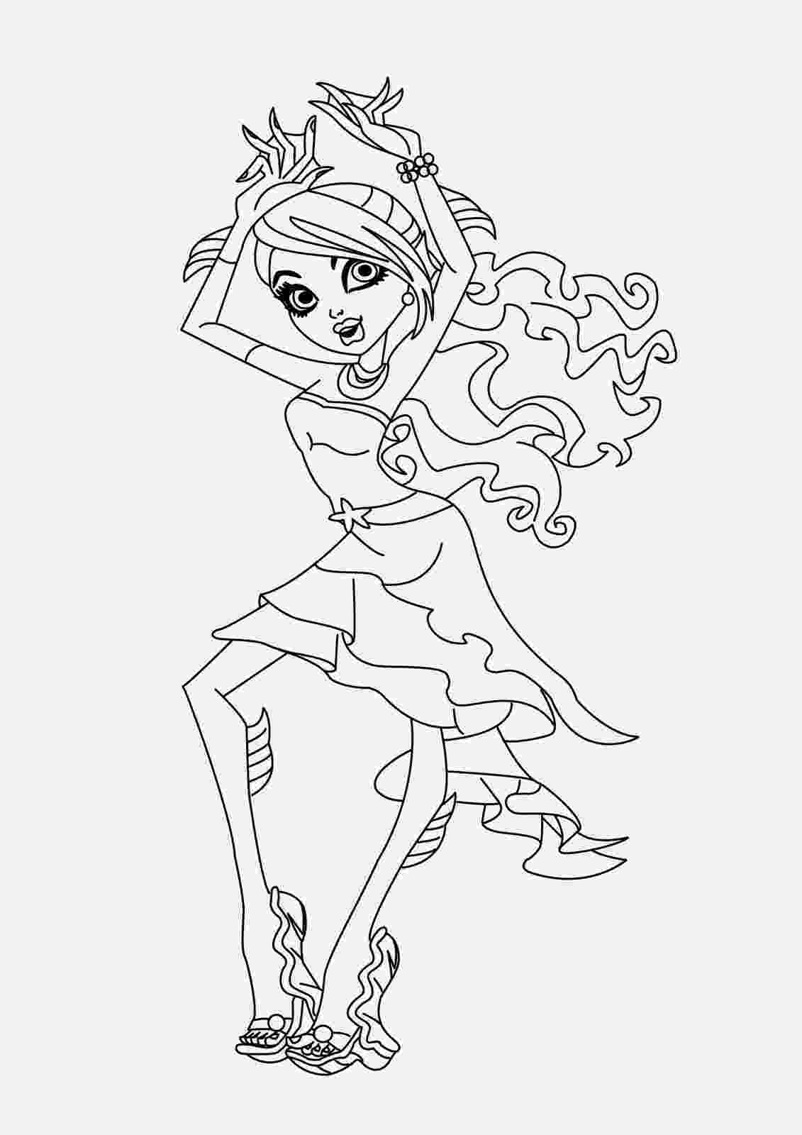 monster high coloring pics coloring pages monster high coloring pages free and printable coloring pics high monster 