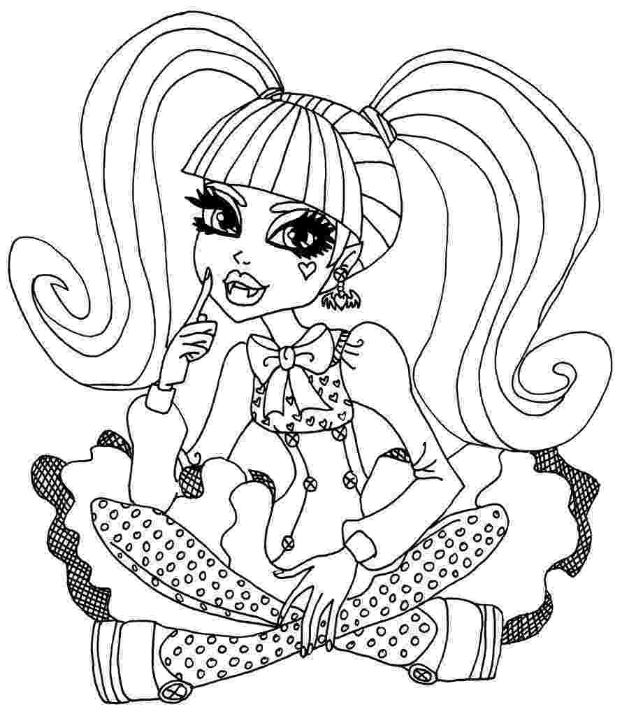 monster high free colouring pages coloring pages monster high coloring pages free and printable monster colouring pages high free 