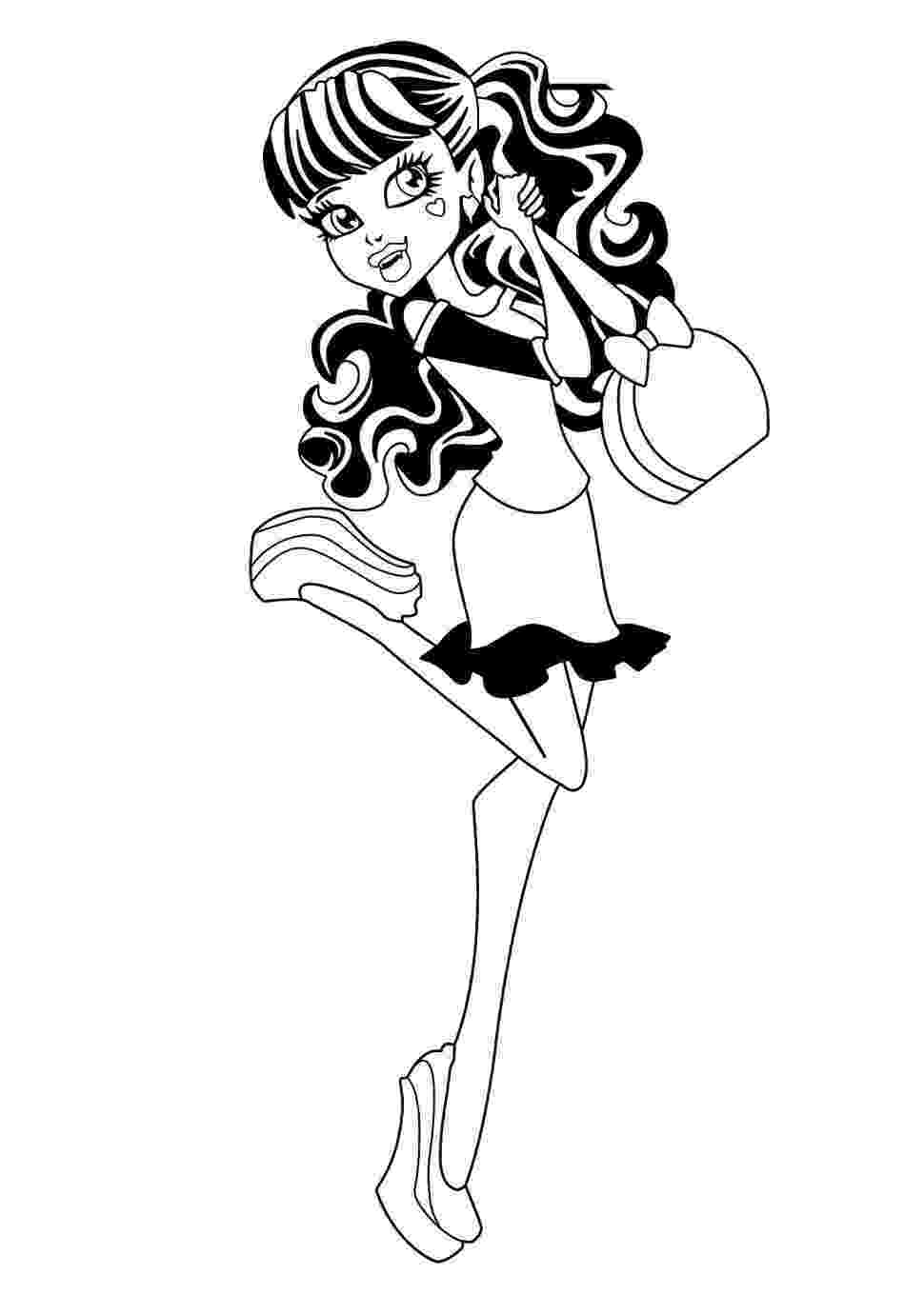 monster high free colouring pages monster high coloring pages free download best monster monster free high colouring pages 
