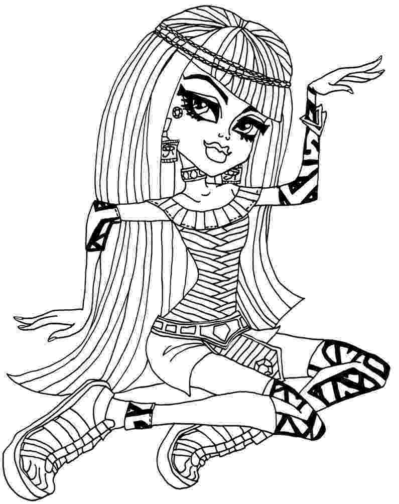 monster high printable coloring pages free printable monster high coloring pages february 2013 pages monster coloring printable high 