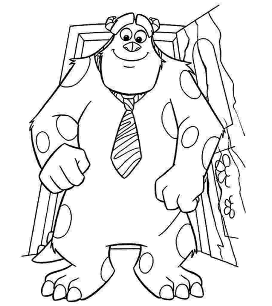 monster inc coloring pages monster inc coloring pages to download and print for free inc pages monster coloring 