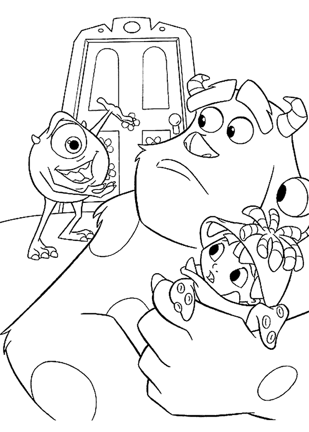 monster inc coloring pages monsters inc coloring pages inc pages coloring monster 