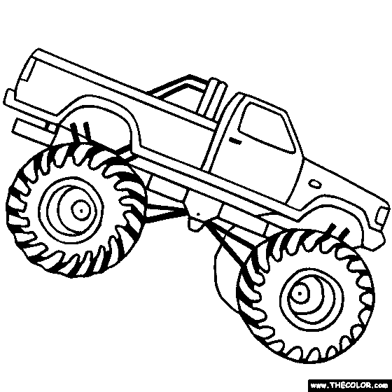 monster trucks to color best 116 colour pages monster truck images on pinterest to monster color trucks 