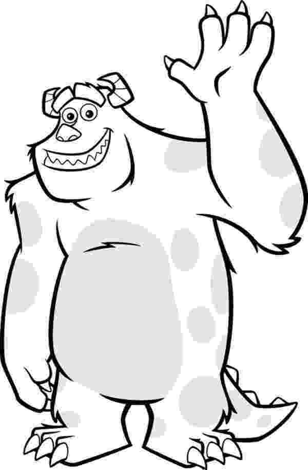 monsters inc coloring page mike wazowski coloring pages hellokidscom page monsters inc coloring 