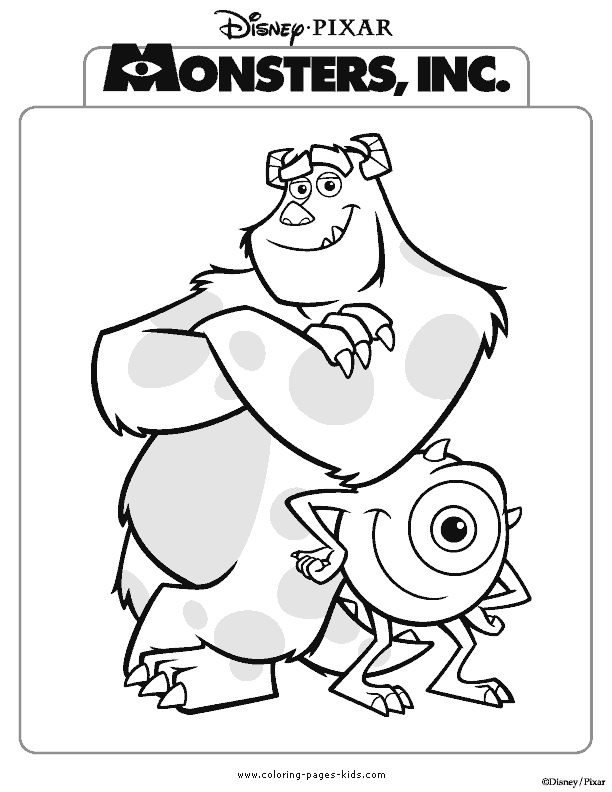 monsters inc coloring page monsters inc coloring pages best coloring pages for kids inc page monsters coloring 
