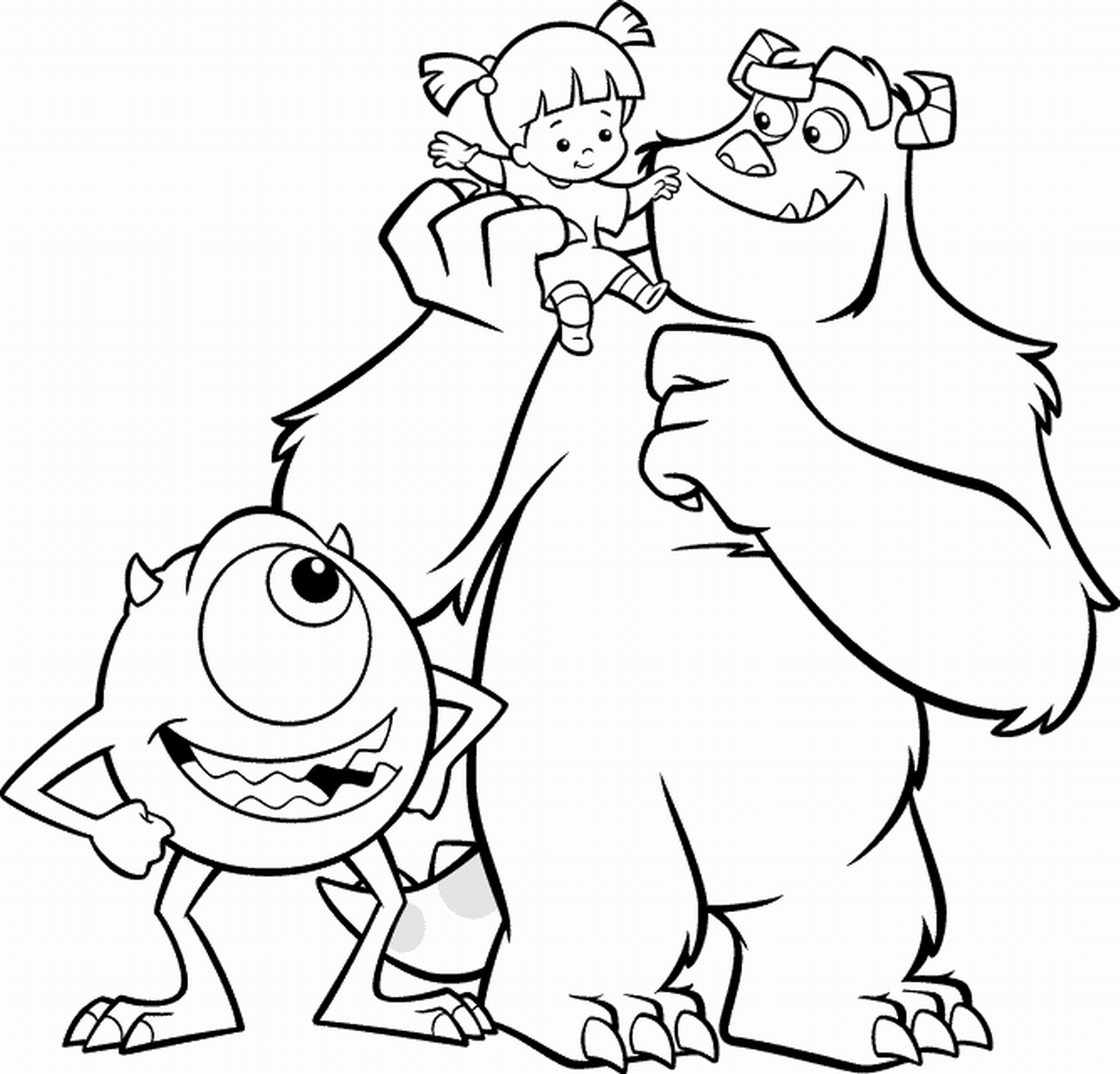 monsters inc coloring page monsters inc coloring pages best coloring pages for kids page coloring inc monsters 
