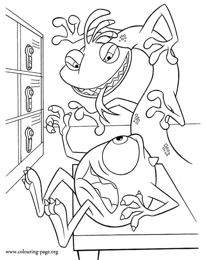 monsters inc pictures to colour monster inc cartoon coloring pages for kids printable colour inc pictures to monsters 