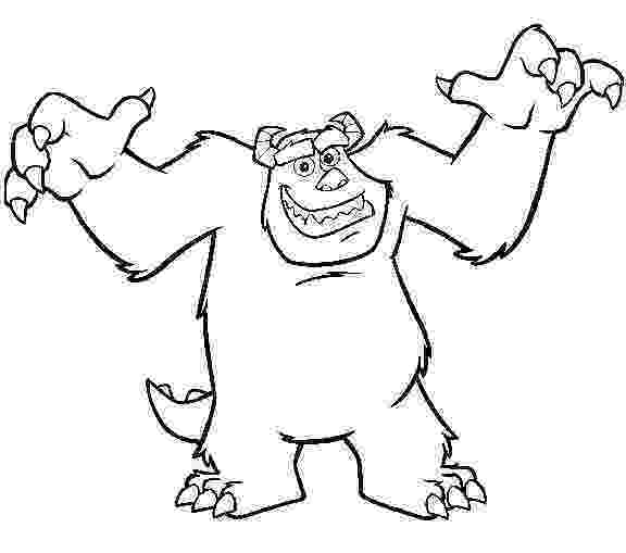 monsters inc pictures to colour monsters inc characters coloring pages monsters inc inc to monsters pictures colour 