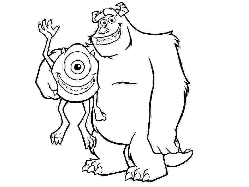 monsters inc pictures to colour monsters inc coloring pages to monsters colour pictures inc 