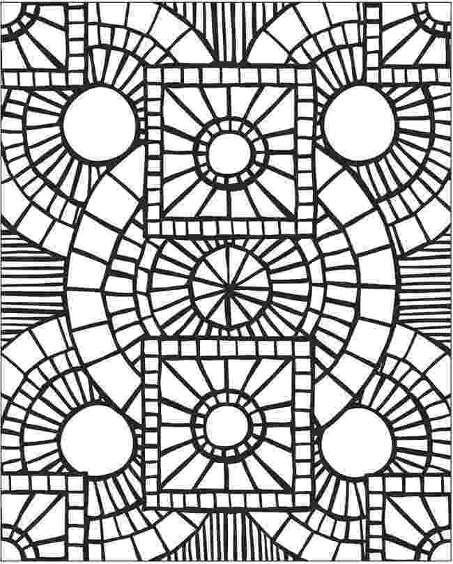 mosaic designs to color mosaic coloring pages to download and print for free to mosaic color designs 