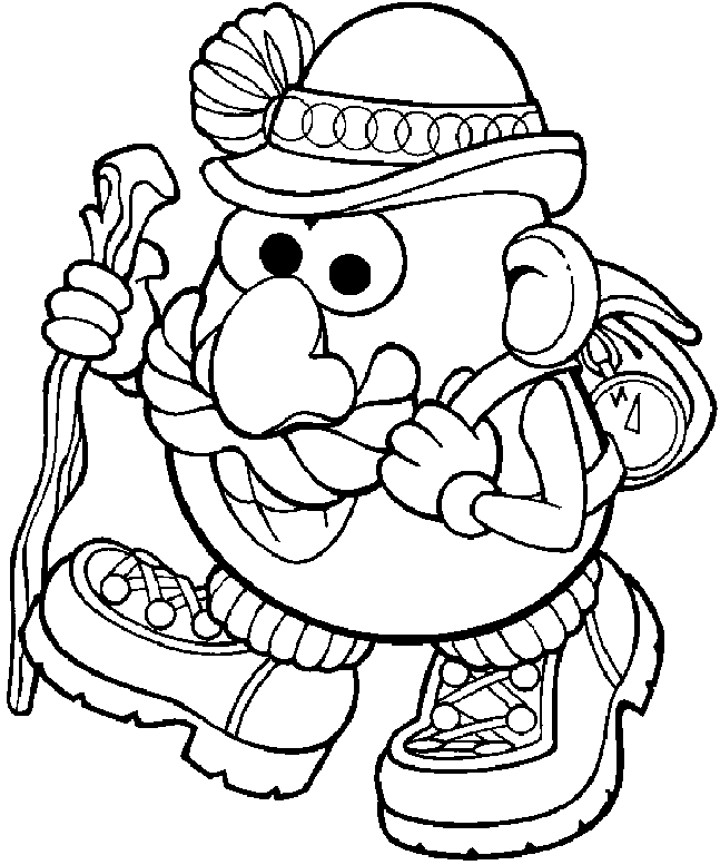 mr potato head coloring page mr potato head coloring pages to download and print for free page head mr potato coloring 