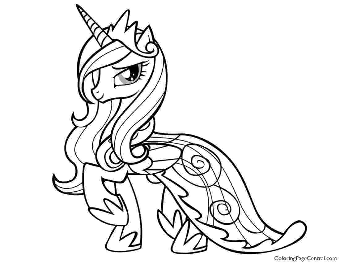 my little pony princess cadence coloring page princess cadence my little pony coloring pages coloring little princess cadence my pony coloring page 