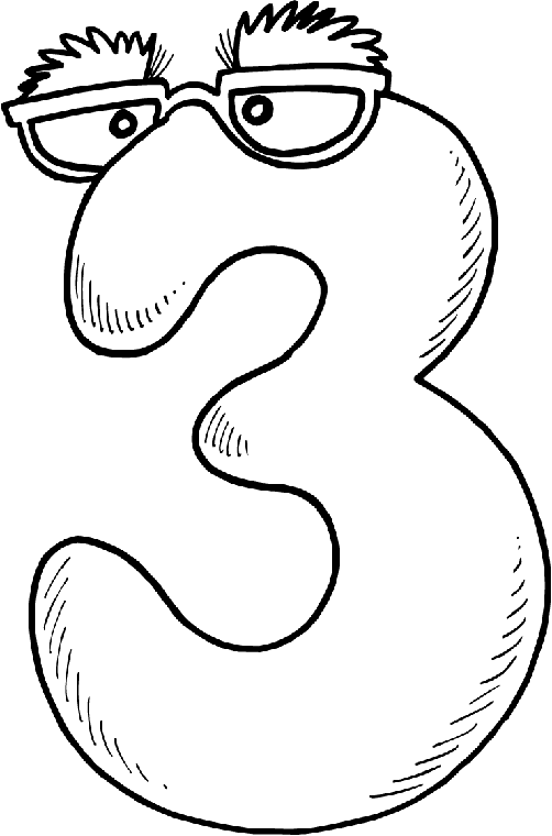 number 3 coloring page numbers to coloring child coloring 3 page coloring number 