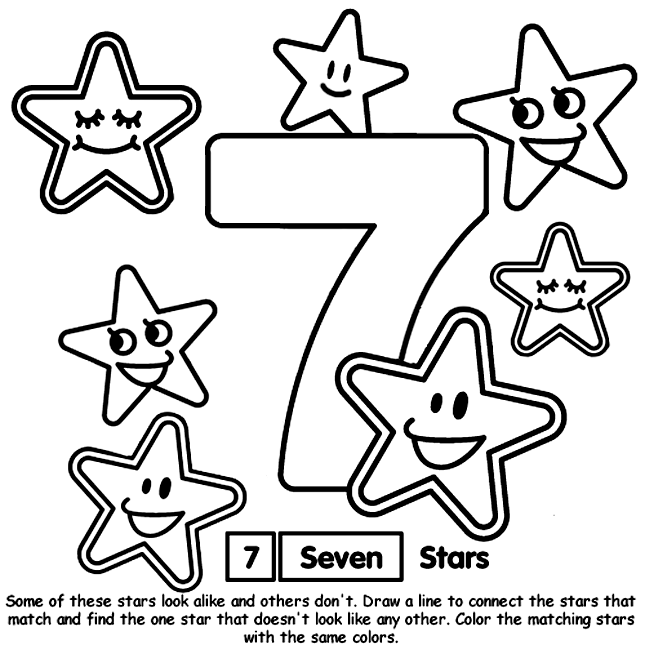 number 7 coloring sheet number 7 coloring page getcoloringpagescom sheet number coloring 7 