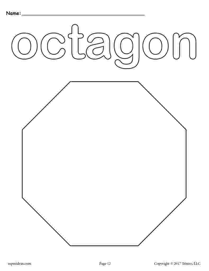 octagon coloring sheet octagon coloring page twisty noodle sheet octagon coloring 