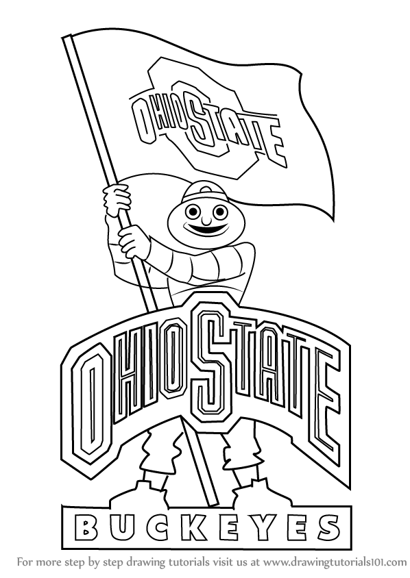ohio state coloring pages ohio state buckeyes coloring pages coloring home ohio coloring state pages 