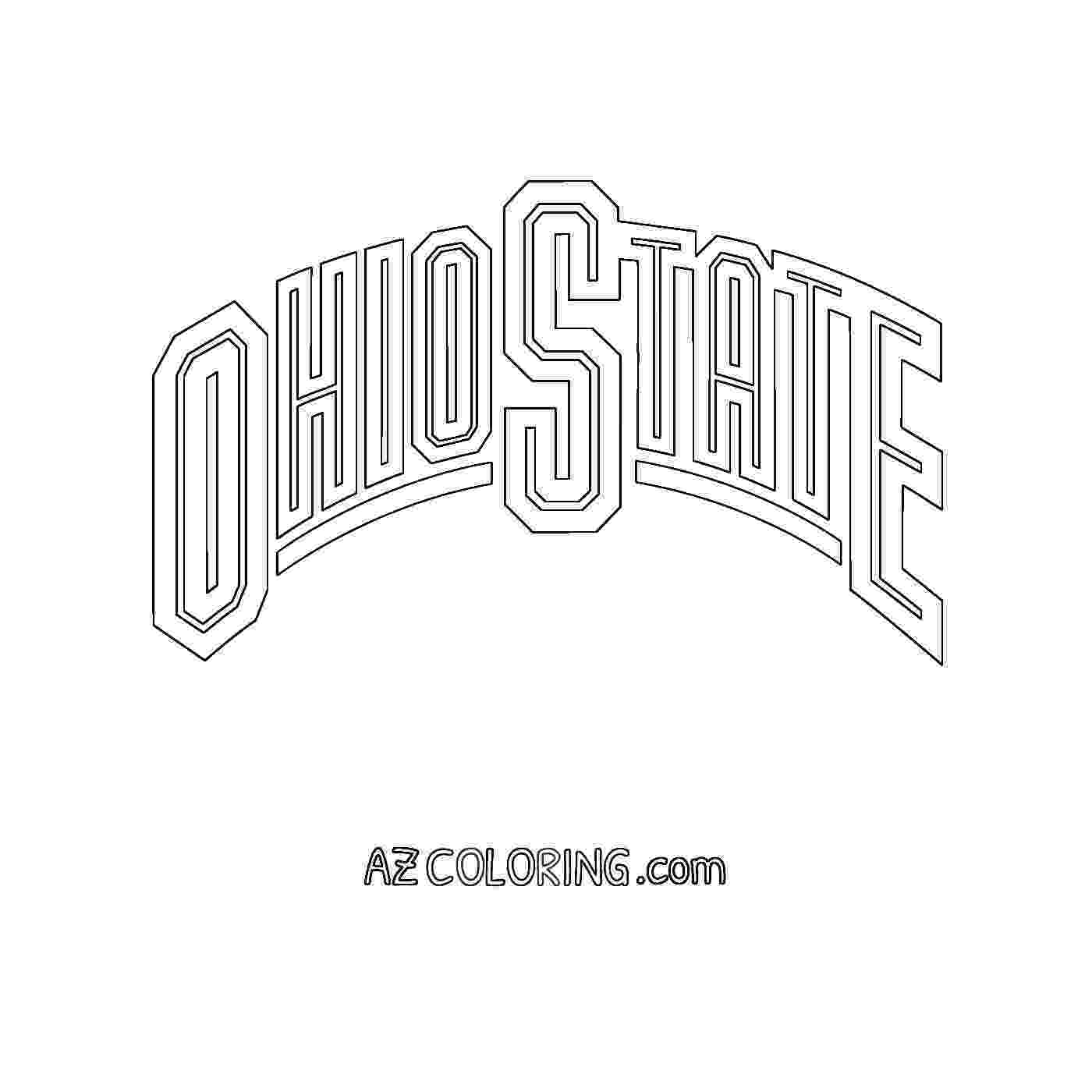ohio state coloring pages ohio state flower coloring page woo jr kids activities state pages coloring ohio 