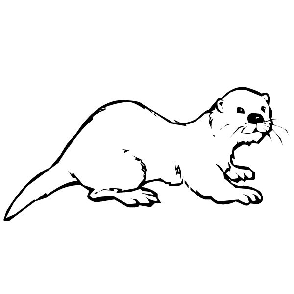 otter coloring pages free otter coloring pages pages coloring otter 1 1