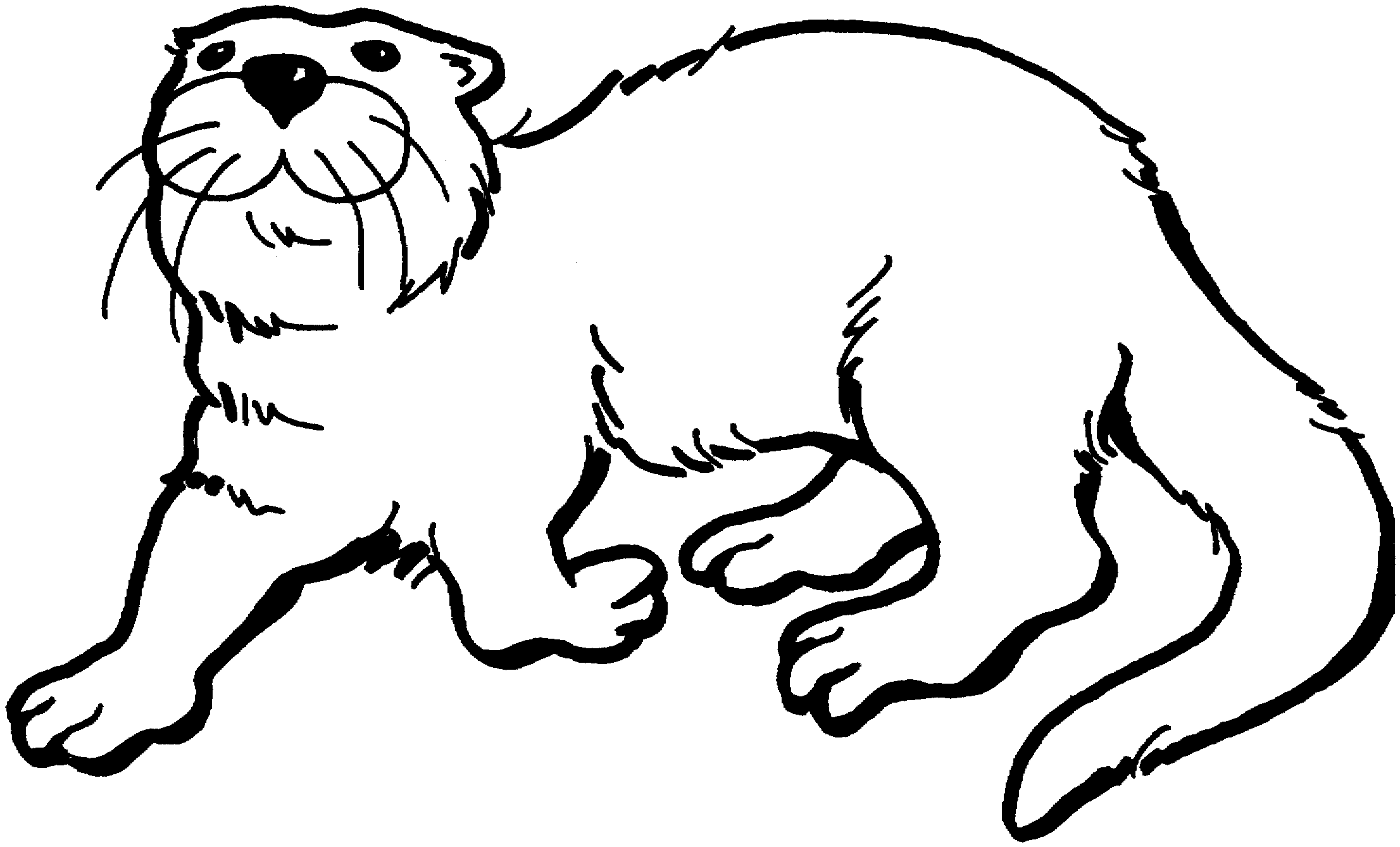 otter coloring pages free otter coloring pages pages otter coloring 