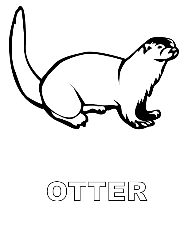 otter coloring pages sea otter awareness week 2012 jen richards otter pages coloring 1 1