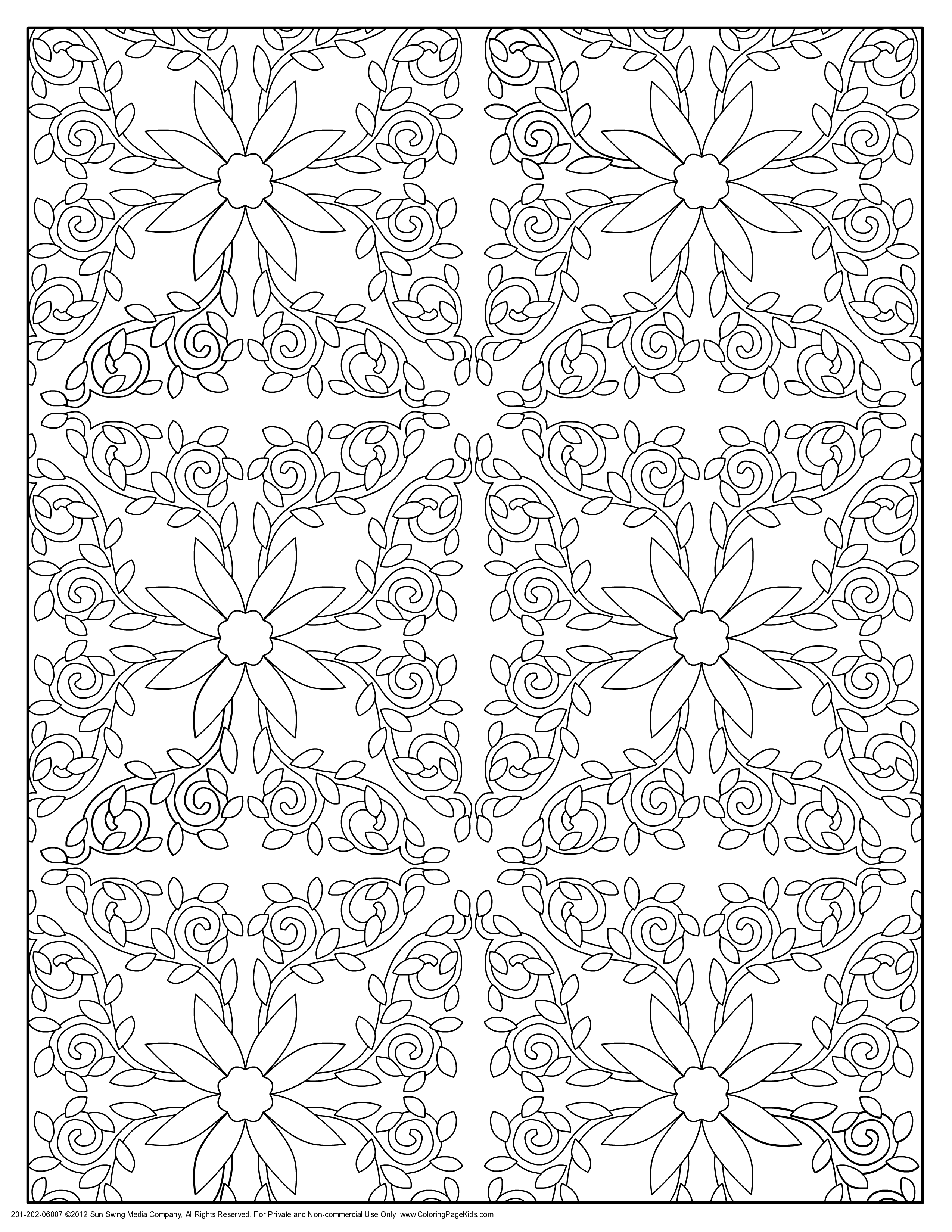 patterned coloring pages pattern coloring pages the sun flower pages pages coloring patterned 