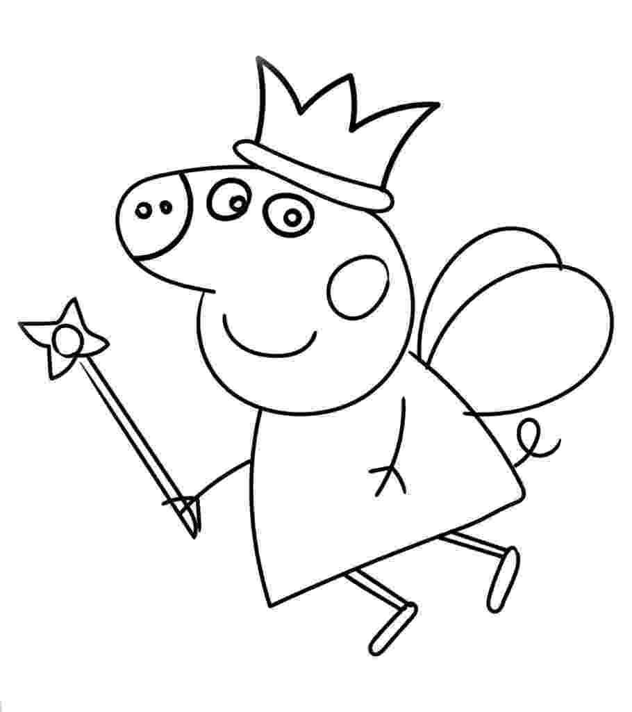 peppa pig coloring pictures peppa pig coloring page free printable coloring pages coloring pig peppa pictures 